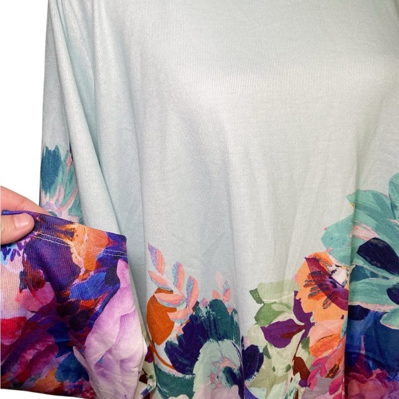 Soft Surroundings Pasaia Floral Long Sleeve Top - Picture 5 of 13